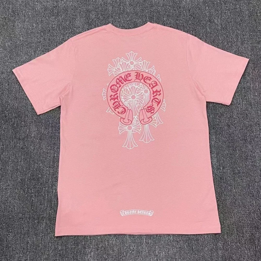 Chrome Hearts | Tops | Pink Chrome Hearts Sanskrit Horseshoe Print
